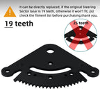 Steering Sector Gear Kit for John Deere Lawn & Garden Tractor (19 Teeth)