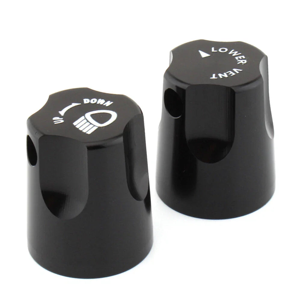 Aluminum Headlight Adjustment Knobs for Honda GL1500 Goldwing (1988-2000)
