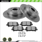 Rear Brake Rotors and Pads for Acura ZDX MDX Honda Pilot Odyssey (2007–2015)