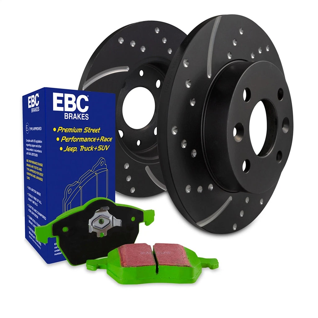 2X Brake Disc and Pad Kits for Audi Q5 A5 Quattro A4