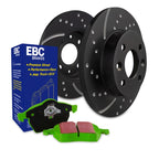 2X Brake Disc and Pad Kits for Audi Q5 A5 Quattro A4