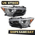 Full LED Headlight Assembly for Infiniti Q50 (2014–2022) Left+Right Pair