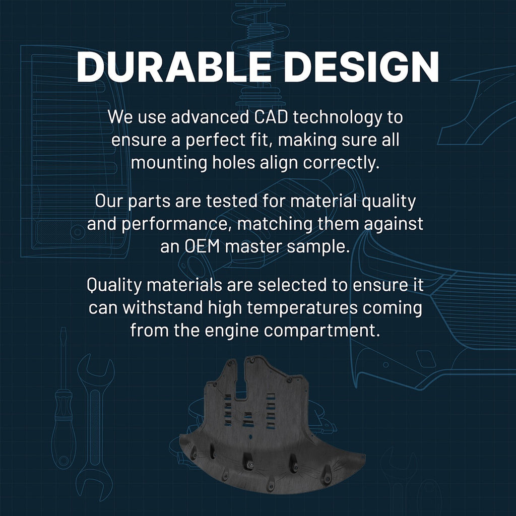 Engine Splash Shield for Tesla Model Y (2020–2024) Rear