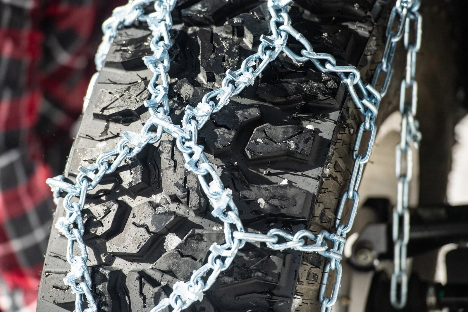 Set of 2 Sedona Diamond V-Bar Snow Tire Chains 32x10-14 & 32x10-15 ATV UTV