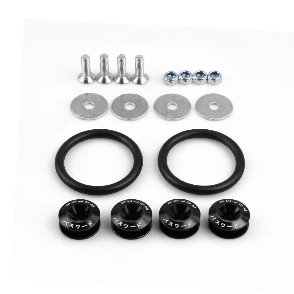 JDM Aluminum Bumper Quick Release Fastener Kit for Racing Car