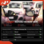 Manual Mirrors for Ford Escort Mercury Tracer (1997-2002)