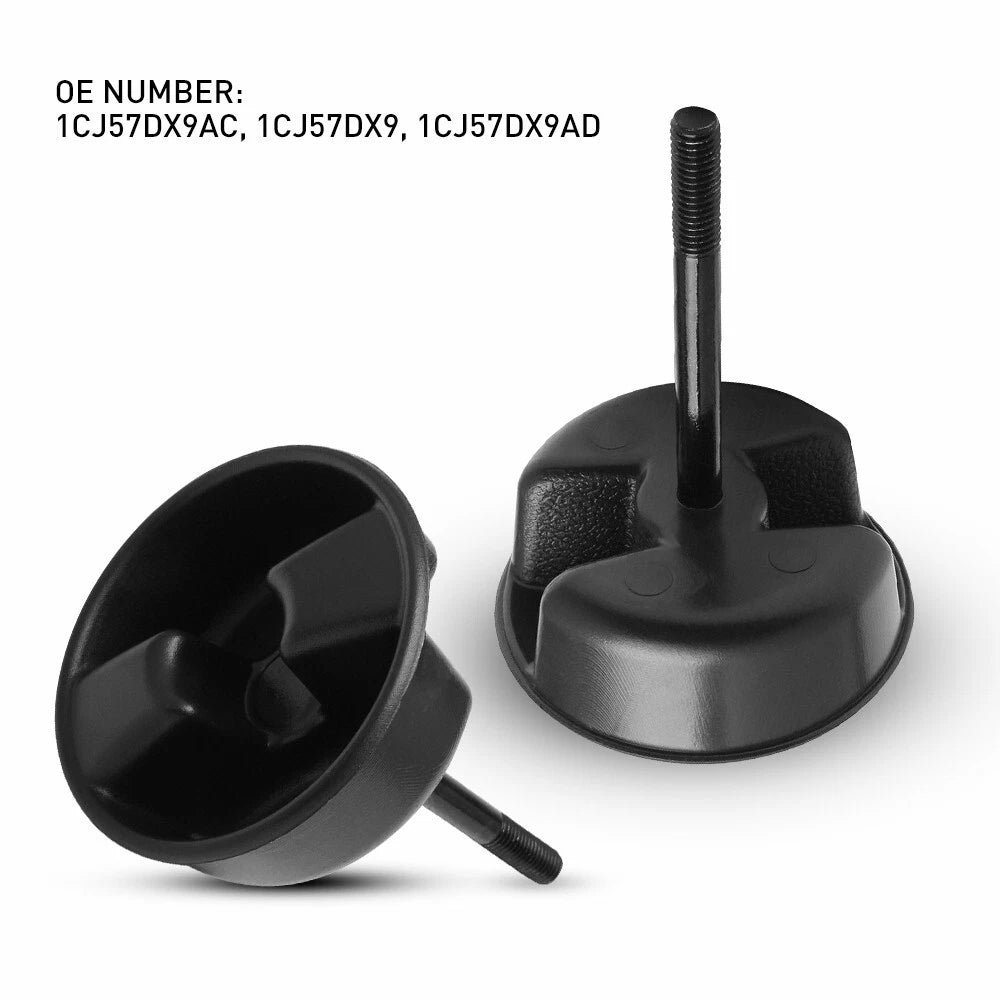 2pc Hardtop Freedom Top Mounting Knob Screw for Jeep Wrangler JK (2007–2018)
