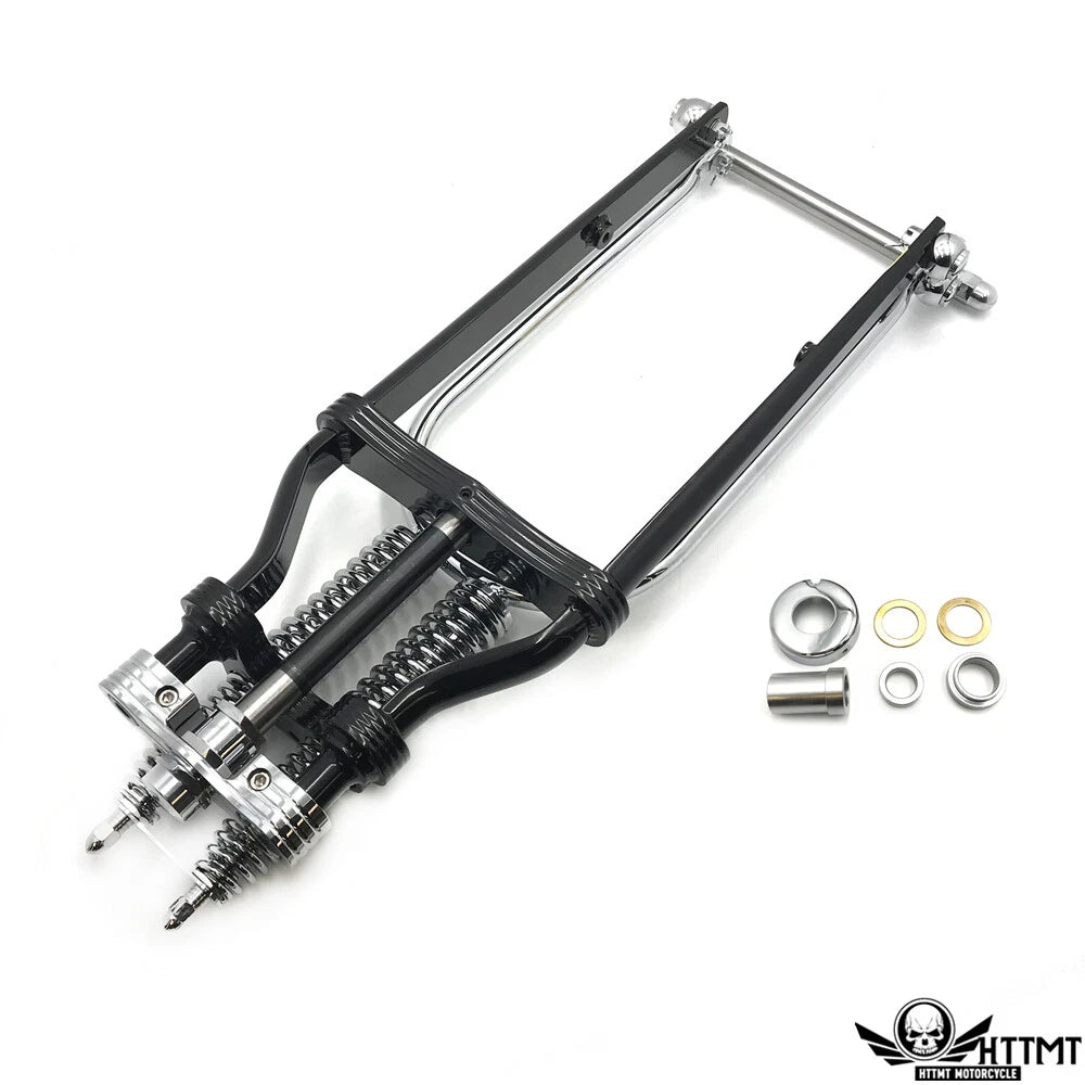 Chrome 24" Springer Front End w/ Handlebar Adapter for Harley Big T