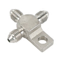AN-3 Stainless Steel Male Tee T-Piece Brake Hose Adapter Fitting Connector