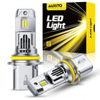 2X AUXITO 9007 LED Headlight Bulbs for Nissan Frontier (2001–2022)