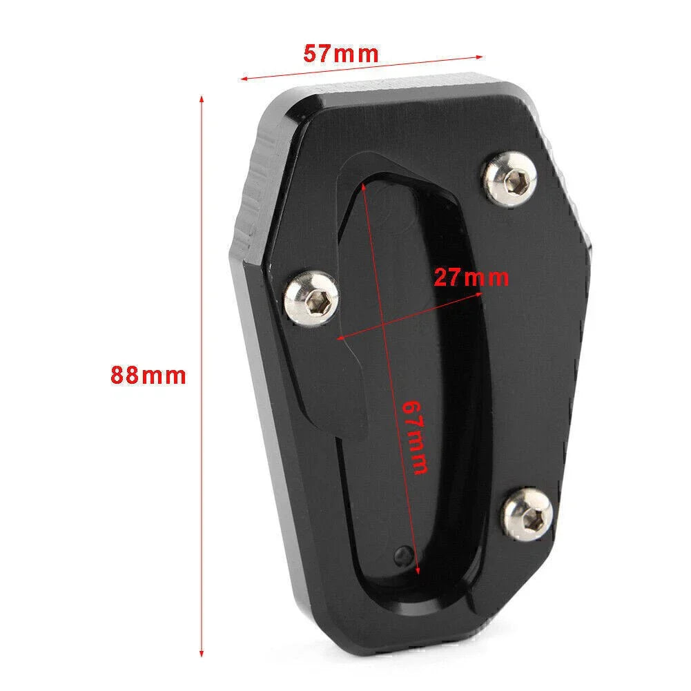Red Side Kickstand Extension Pad for YAMAHA TMAX 530 (2012-2023)
