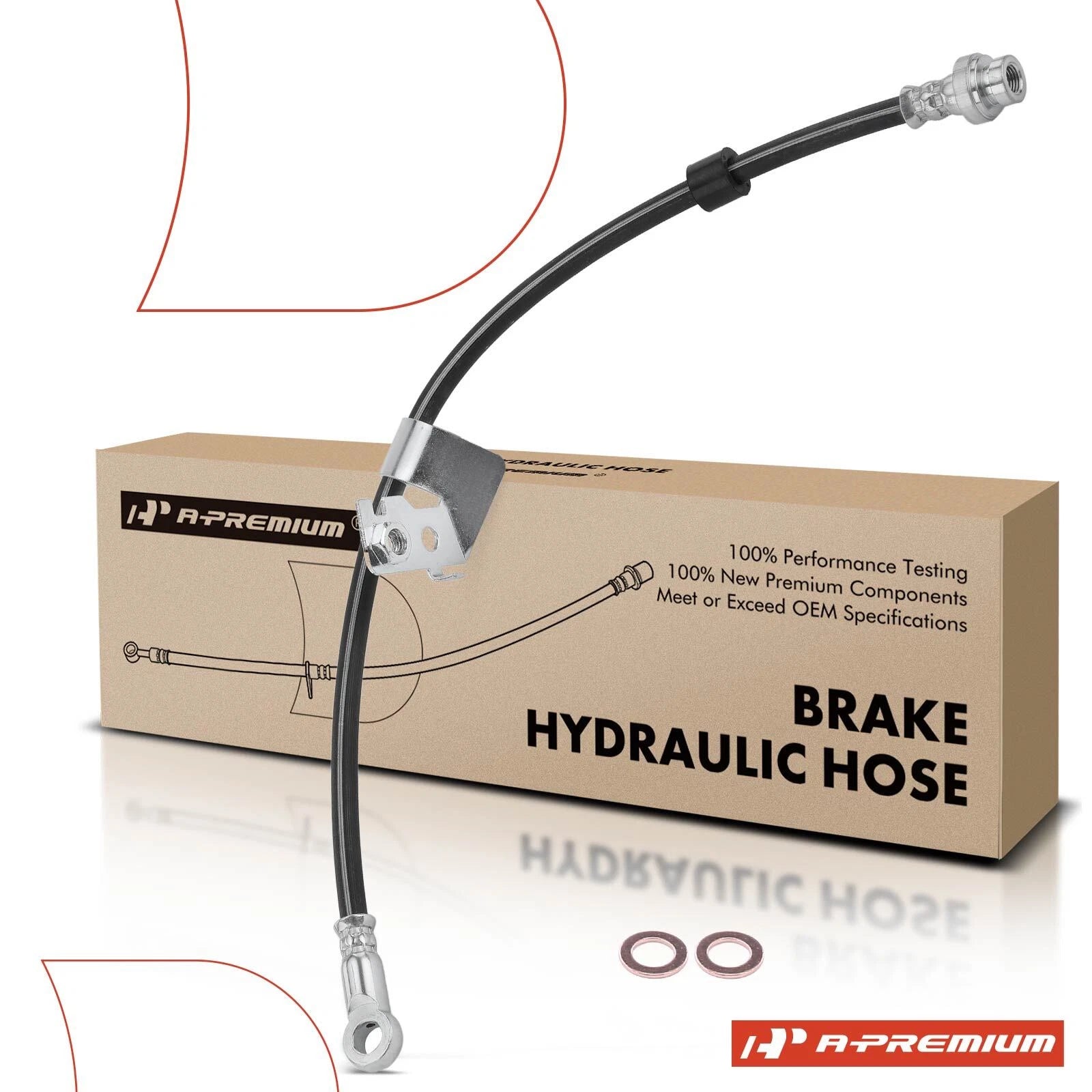 Front Left Brake Hydraulic Hose for Jeep Compass (2007–2017)