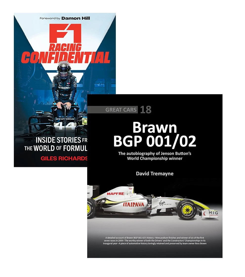 Brawn BGP 001/02 F1 Racing Confidential Book Set for Formula 1 Cars (2009-2009)