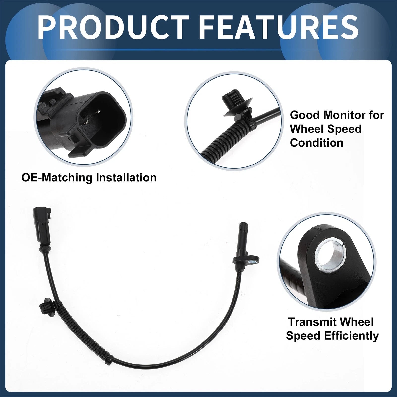 ABS Wheel Speed Sensor for Ford Transit 150 (2015–2023) No.BK3Z2C204C