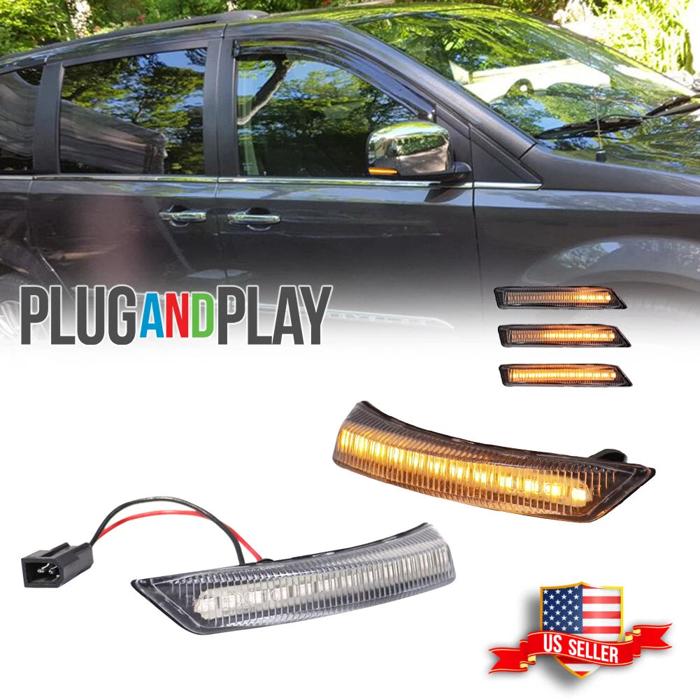 Sequential LED Side Mirror Signal Lights for Grand Caravan (2008–2016)
