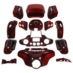 Fairing Body Kit for Harley Ultra Limited (2014–2023) Mysterious/Velocity Red Sunglo