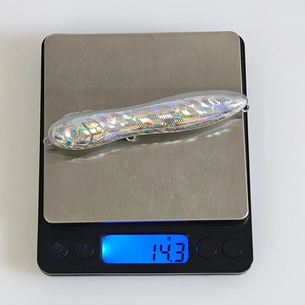 Water Ripple Gold Topwater Hard Bait for Freshwater Bass (10cm, 14.3g)