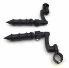 1" Black FootPeg Mounting Kit for Honda GoldWing VTX1300 Shadow Valkyrie