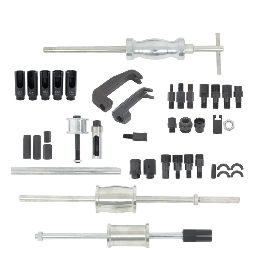 Injector Extractor Slide Hammer Tool Kit for Auto Truck Diesel (40 Pcs)