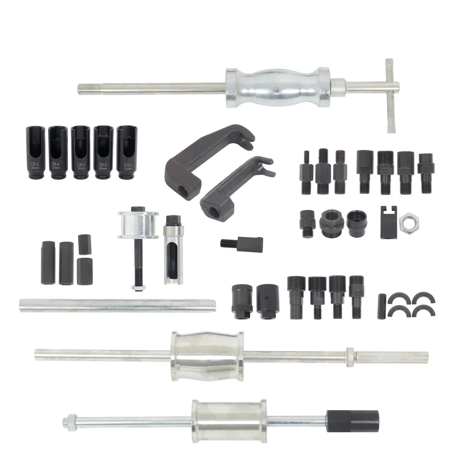 Injector Extractor Slide Hammer Tool Kit for Auto Truck Diesel (40 Pcs)