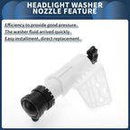 Front Driver Side Headlight Washer Nozzle for Hyundai Sonata (2015–2019) No. 98671E6000
