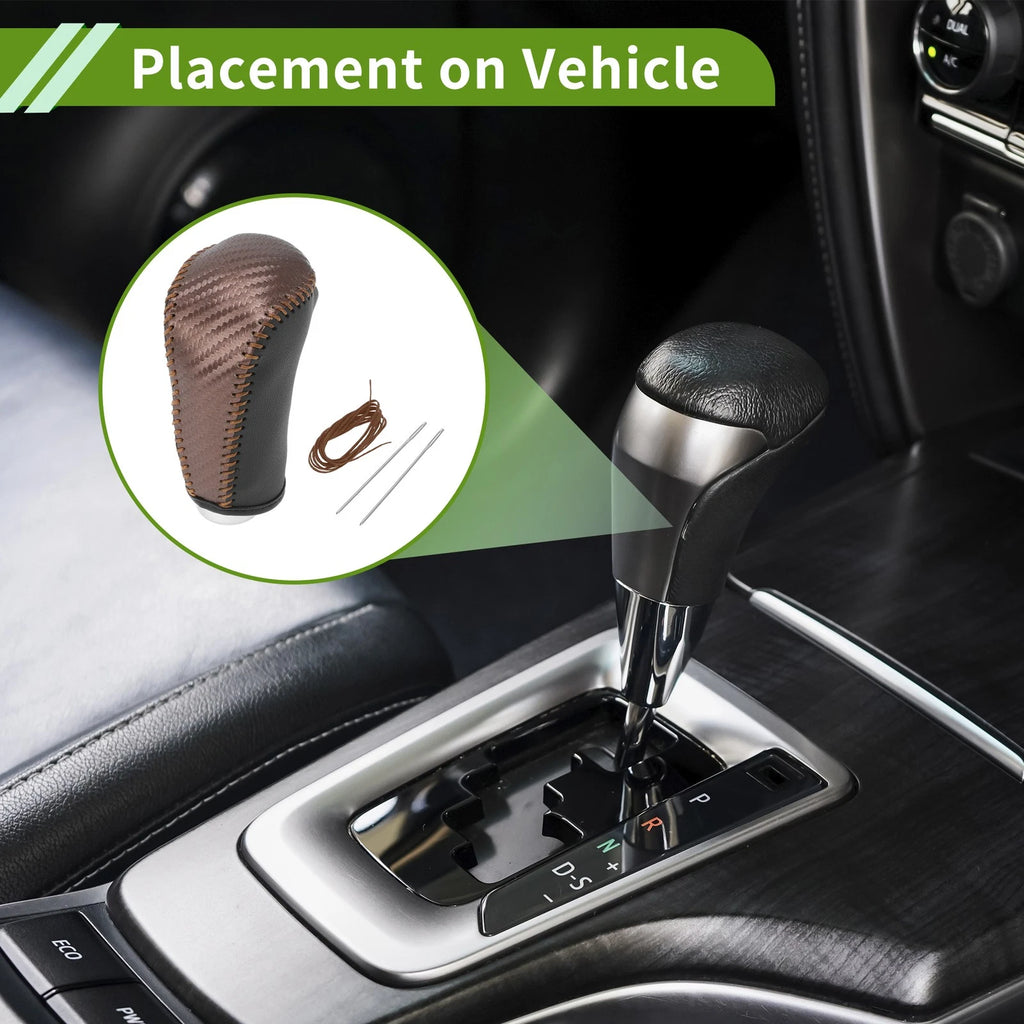 Carbon Fiber Gear Shift Knob Cover for Nissan Altima (2013–2018)