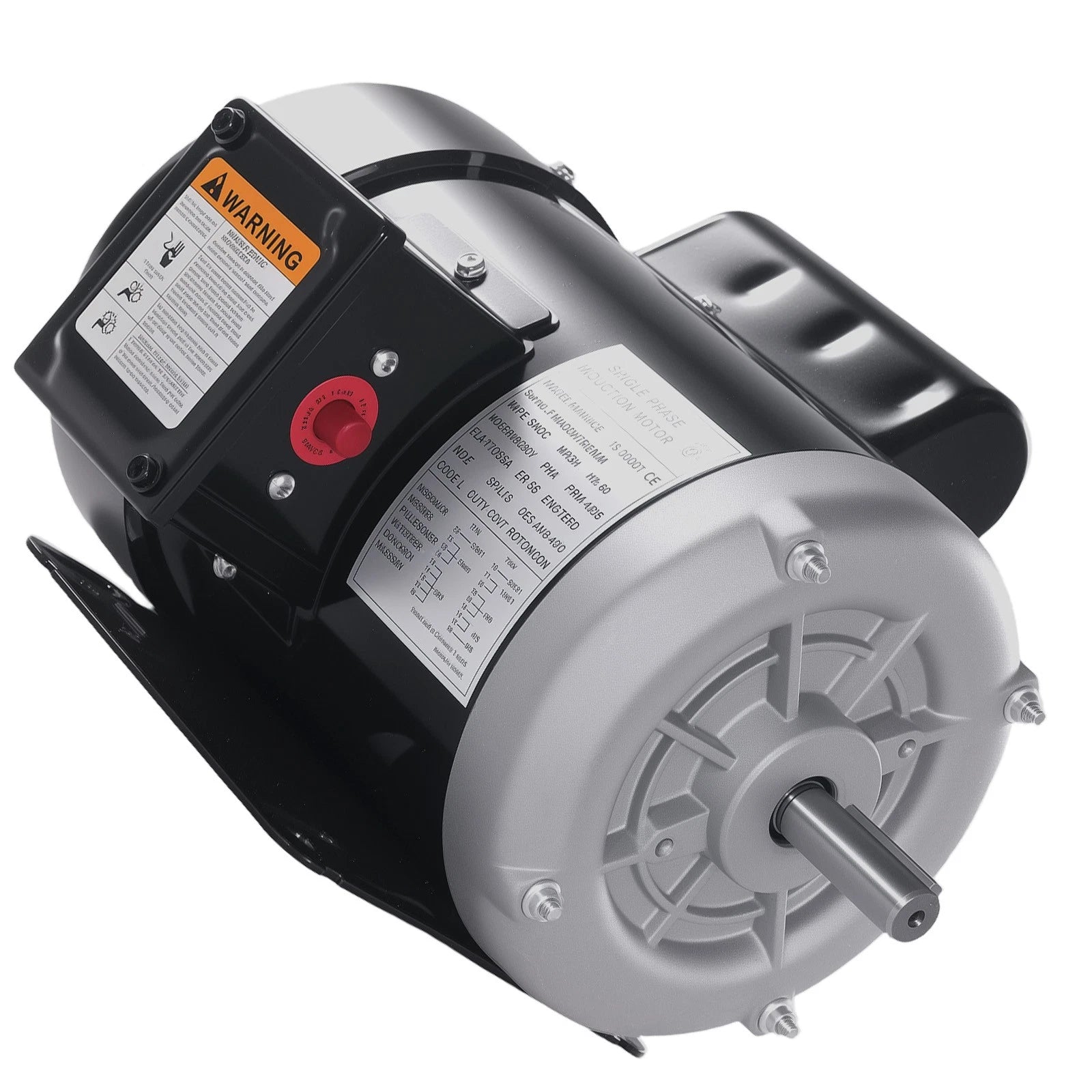 0.75HP Electric Motor 1725 RPM 115/230V Frame 56 ODP CCW