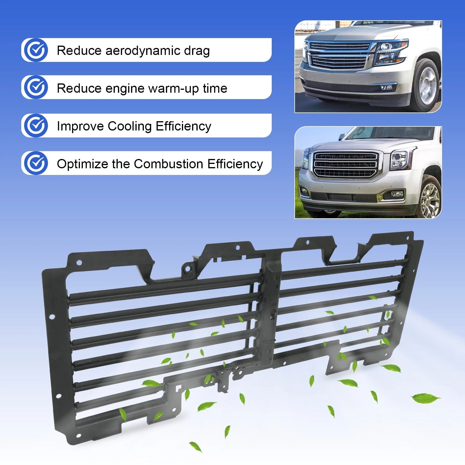 Active Grille Radiator Shutter for Escalade Suburban Yukon (2015–2020)