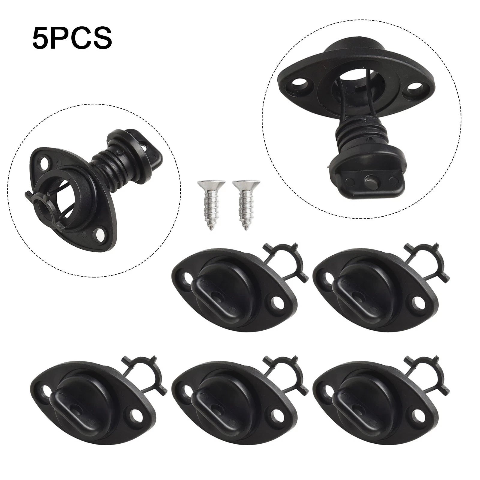 2X Bung Drain Kit for Marine Applications (Includes Screws)