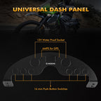 2x 25mm Lower Dash Panel Trim for KLR650 (2008–2018) - 6x16mm Holes