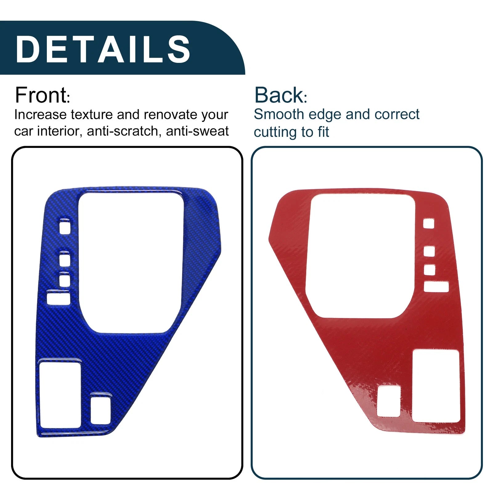 ABS Gear Shift Knob Cover Decal for Subaru Crosstrek (2024) - Dark Blue