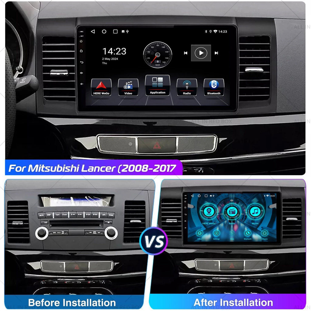 Android 13 CarPlay Stereo Radio for Mitsubishi Lancer (2007–2017)