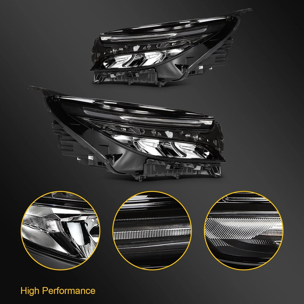 2X Full LED Headlights for Chevy Equinox (2022–2024)
