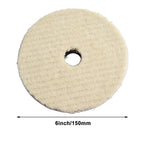 2X Wool Buffing Pads for Automotive Detailing (57 inch)