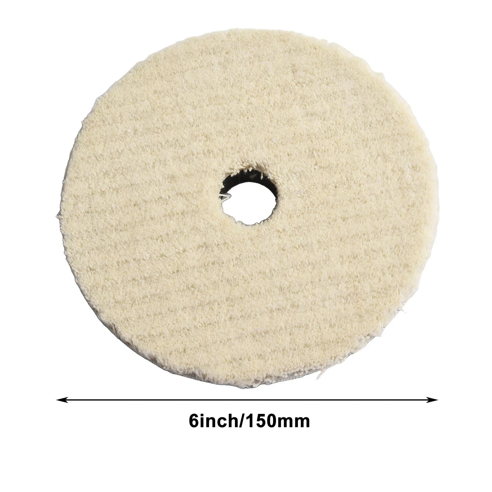 2X Wool Buffing Pads for Automotive Detailing (57 inch)