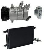AC Compressor Kit With Condenser for Volkswagen Rabbit 2.5L (2007–2010)