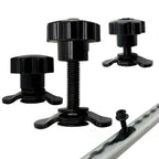 Set of 6 M8 Star Handle Screws for Lashing Rails (20-45mm)