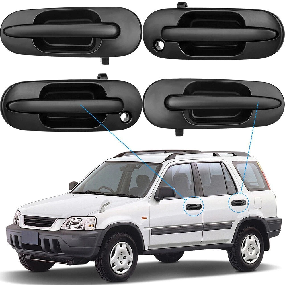 Set of 4 Door Handles for Honda CR-V (1997–2001)