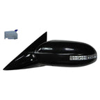 Driver Side Power Door Mirror w/Memory w/Turn Signal w/o Auto Dimming Glass