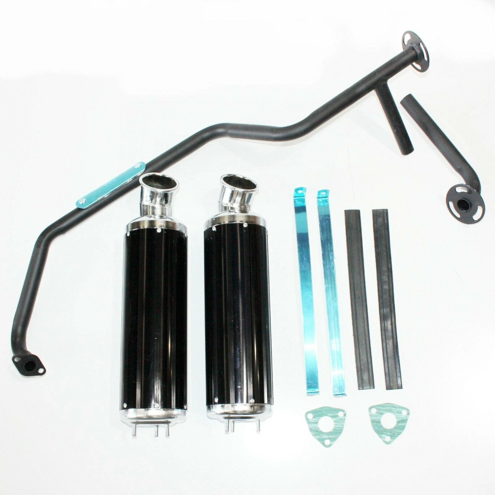 Twin Exhaust Pipe for GY6 150cc Bull Style ATV
