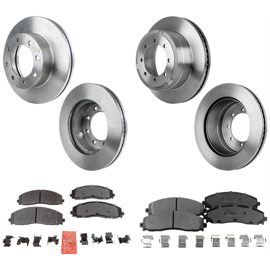 Brake Disc Rotors and Pads Kit for F350 F450 Super Duty