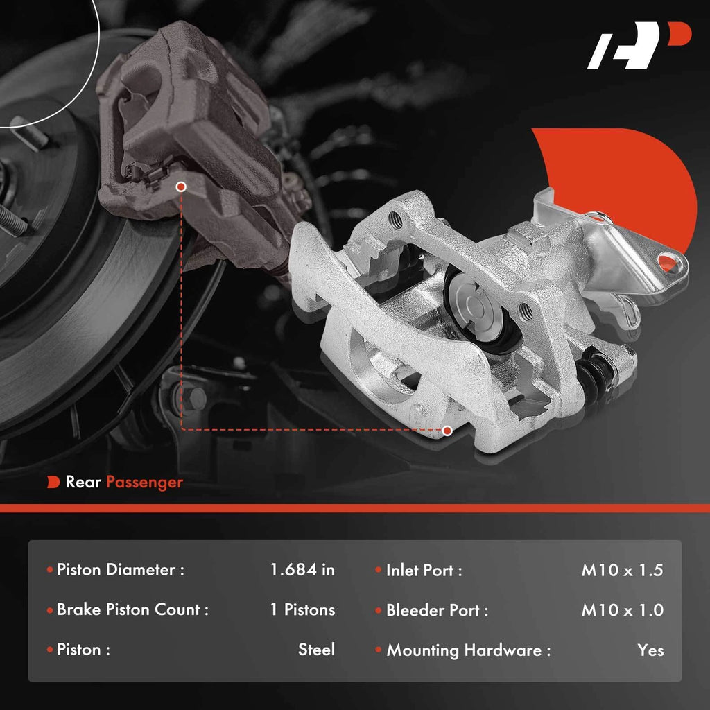 Rear Right Brake Caliper with Bracket for Ford Jaguar S-Type (2000-2008)