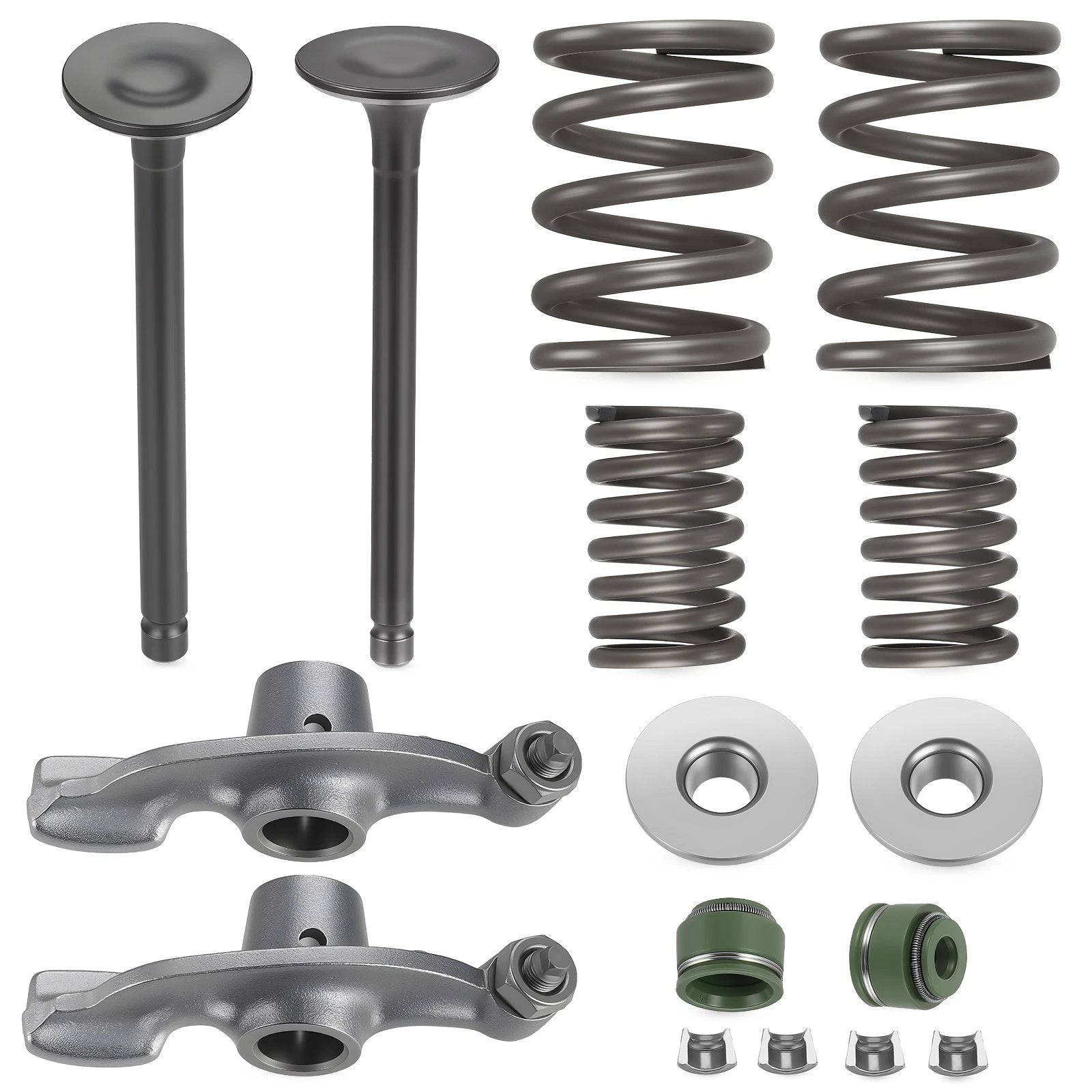 Intake Exhaust Valves Set with Seals for Honda XR75 XR80 XR100 XR80R XR100R (1973–2003)