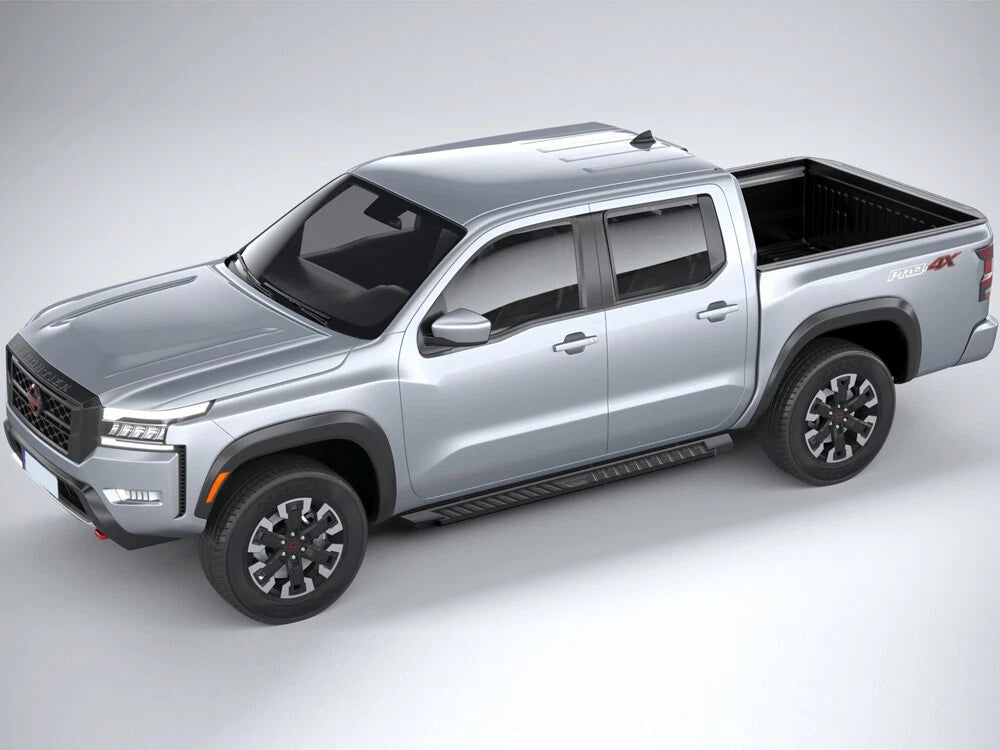 Running Boards for Nissan Frontier Crew Cab (2005-2026) - Black