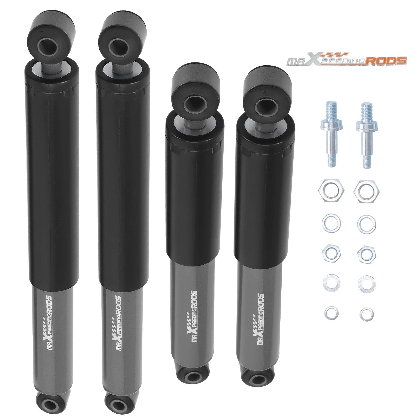 Shocks Kit for Chevy GMC C10 (1973–1987) 2-5" Front & 4-7" Rear Drop