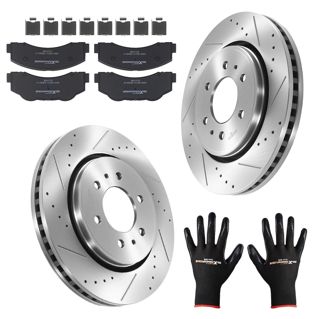 Front Brake Rotors and Pads Set for Lincoln Navigator Ford Expedition (2010–2021)