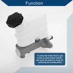Brake Master Cylinder with Reservoir No. 585102E500 for Hyundai Tucson (2005–2007)