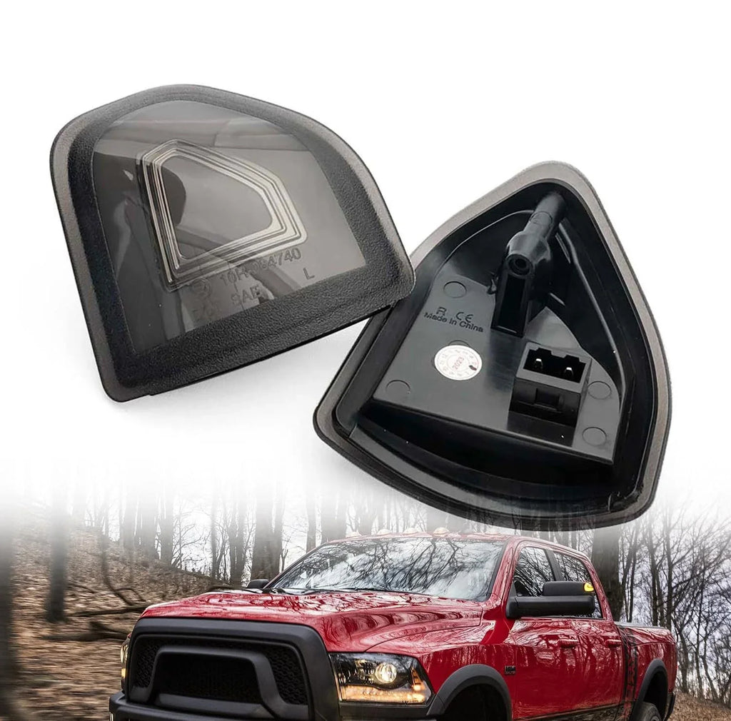 2x Smoke Lens Amber LED Turn Signal Lights for Dodge Ram (2009-2018)