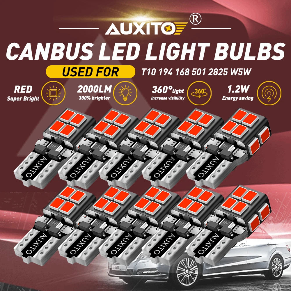 2X T10 LED Parking Light Bulbs for Make Model (YYYY–YYYY)