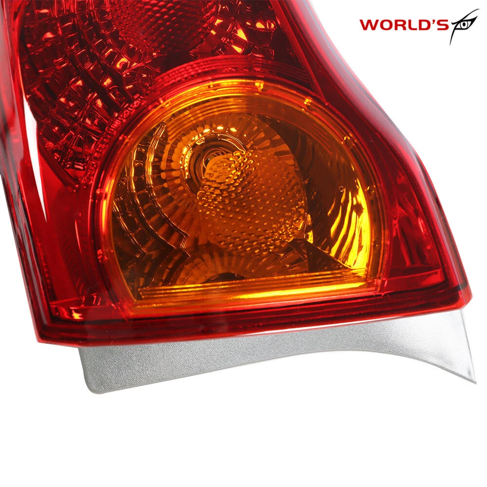 Set of 2 Outer Tail Lights for Toyota Corolla (2009–2010) Red Halogen